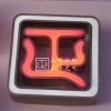 金属边发光字